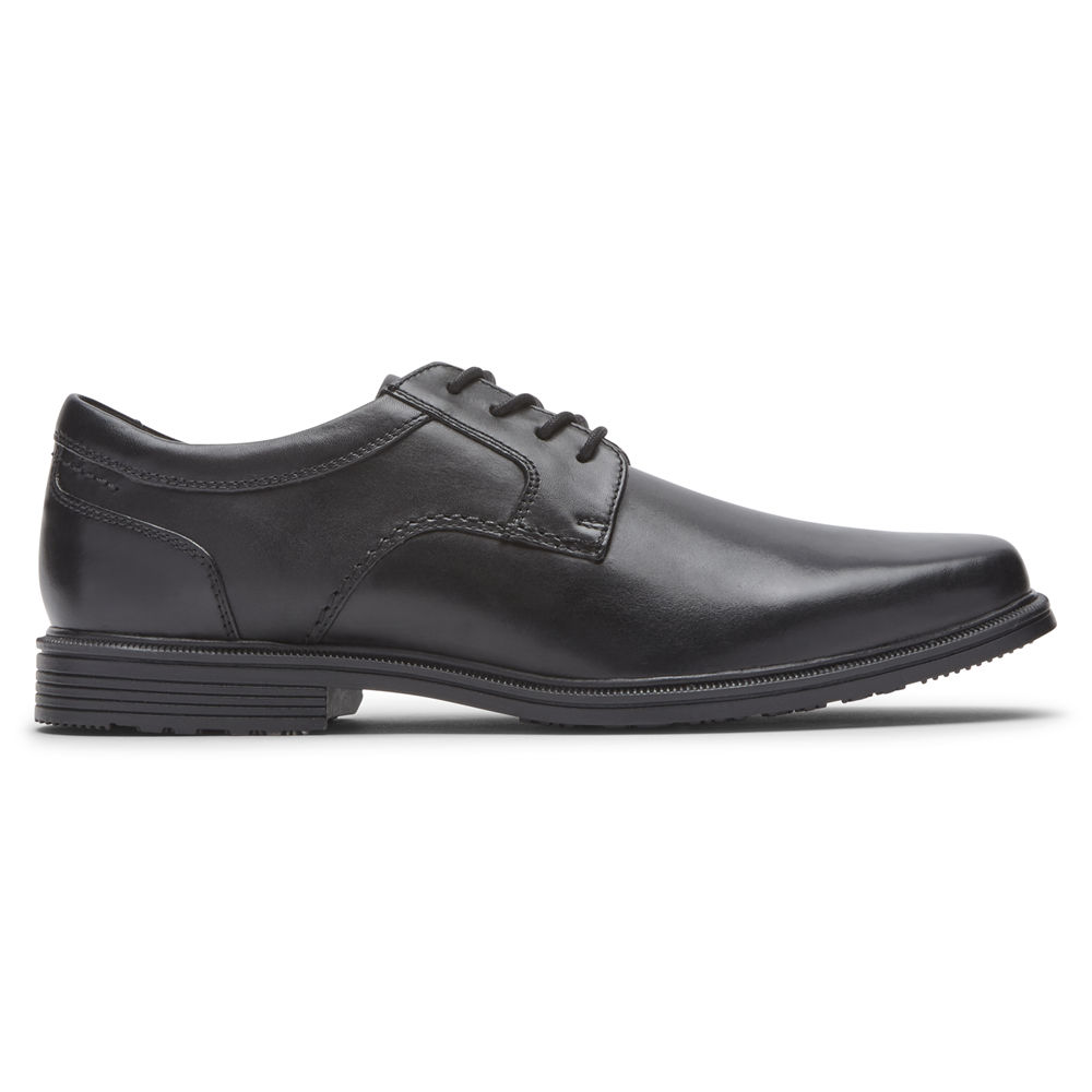 Rockport Mens Robinsyn Waterproof Plain Toe - Oxfords Black - ORG312406